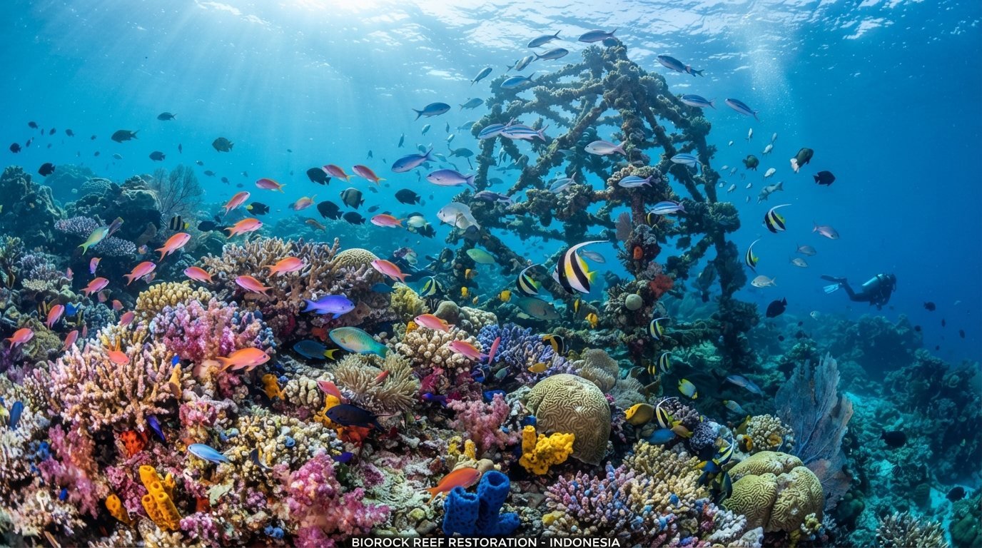 Indonesian Marine Research Agency Unveils Massive Coral Reef Restoration and Marine Conservation Initiative